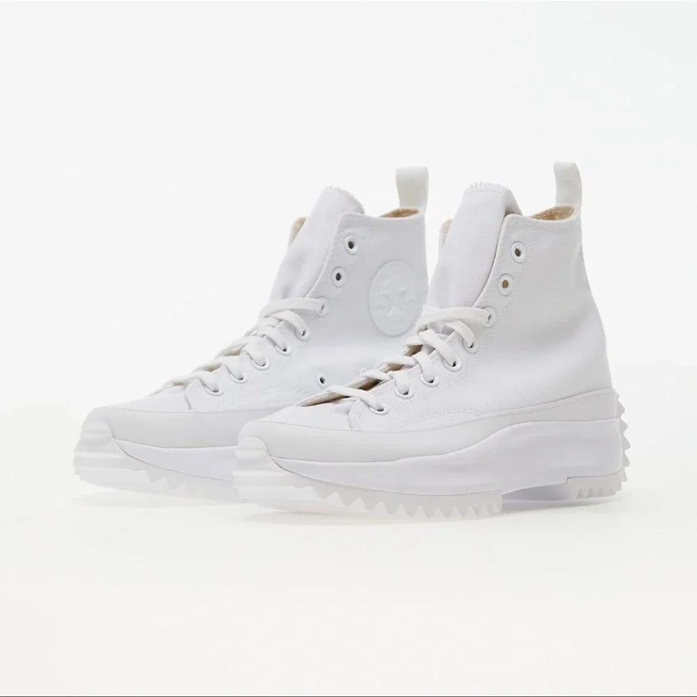 Converse Run Star Hike Chunky‎ White High-Top Men’s Sneakers Casual Streetwear - Picture 2 of 8